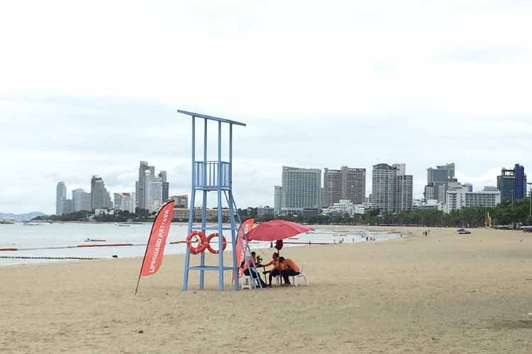 Stille på Pattaya Beach